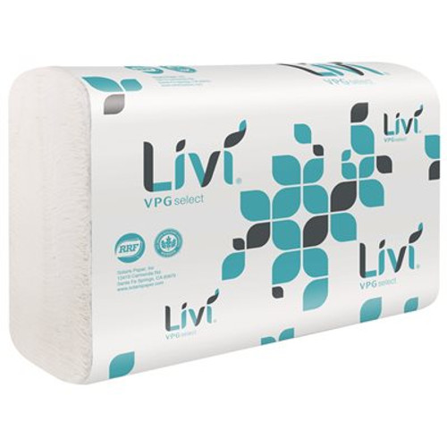 1-Ply Premium White Multi-Fold Paper Towels (16-Packs)
