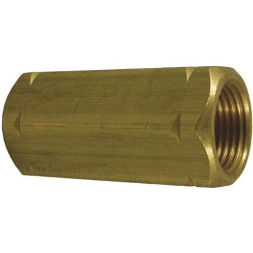 MEC Single Piece Adapter, Brass, F.Pol x F.Pol