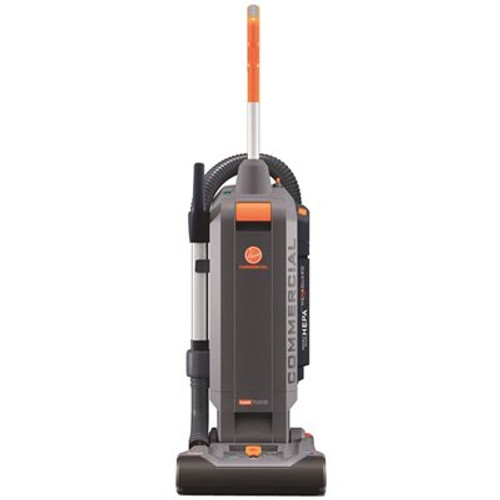 HOOVER Commercial HushTone 13 in. Hard-Bagged Upright Vacuum Cleaner with Intellibelt