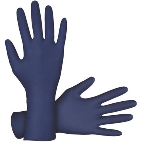 SAS Safety Thickster X-Large Powder-Free 12 in. 14mil Latex Disposable Gloves (50 Gloves/Box)