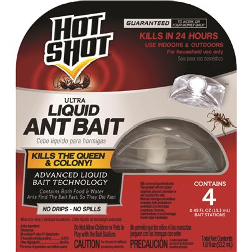 Hot Shot Ultra Liquid Ant Bait (4-Count)