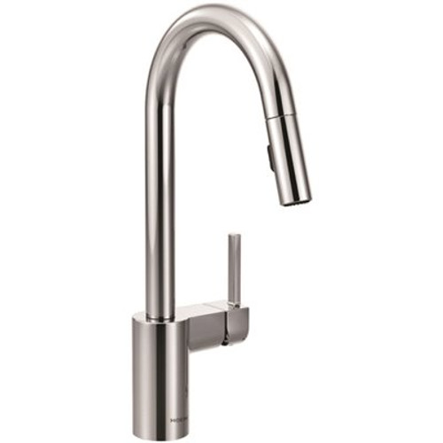 MOEN Align Single-Handle Pull-Down Sprayer Kitchen Faucet with Reflex and Power Clean in Chrome MOEN Align Single-Handle Pull-Down Sprayer Kitchen Faucet with Reflex and Power Clean in Chrome