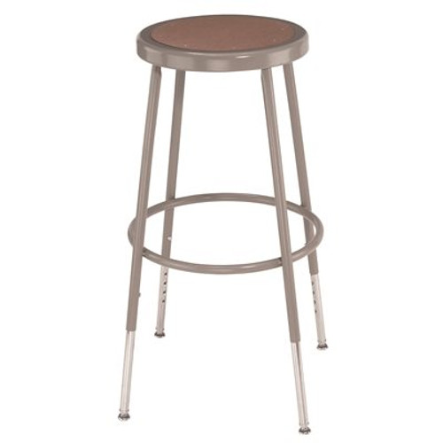 NATIONAL PUBLIC SEATING STOOL W/HDBRD ST ADJ 31-39