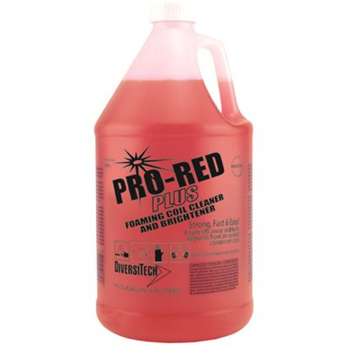 Diversitech 1 Gal. Pro-Red Plus Non-Acid Foaming Outdoor Condenser Coil Cleaner, Extra Heavy-Duty