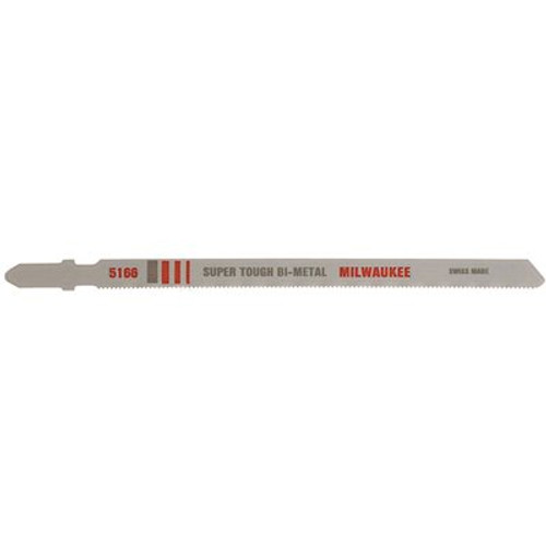 Milwaukee 3 in. 24 TPI T Shank Bi-metal Jig Saw Blade
