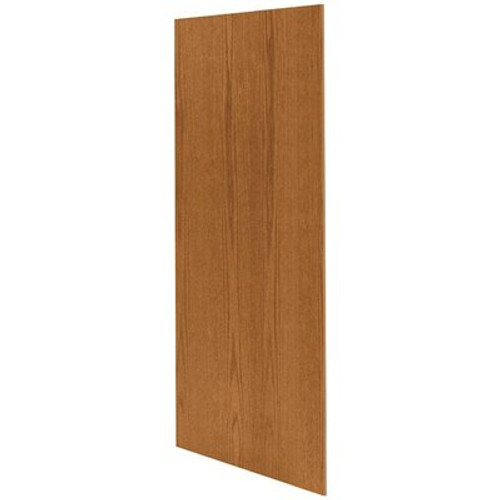 Hampton Bay 12 in. W x 30 in. H Matching Wall Cabinet End Panel in Medium Oak (2-Pack)