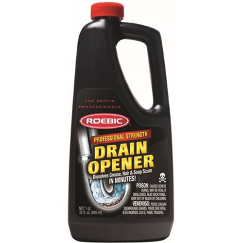 ROEBIC Pro Drain Opener Liquid, Quart