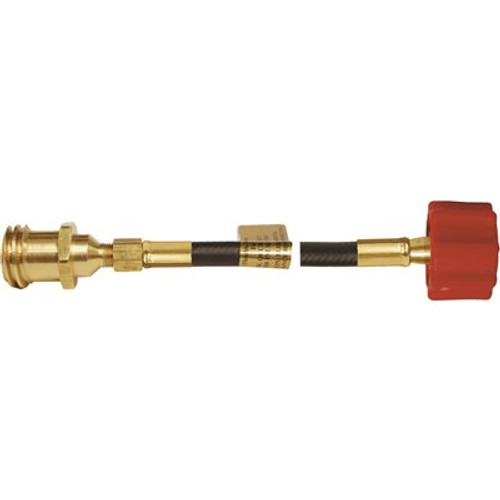 MEC Accessory Hose F QCC x M QCC/F Pol Red 120 in.