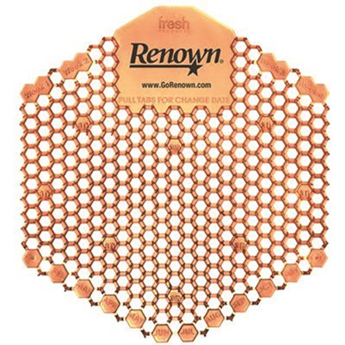 Renown Wave 3D Mango Urinal Screen (10 per Box) Renown Wave 3D Mango Urinal Screen (10 per Box)