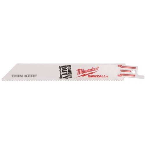 MILWAUKEE ELECTRIC TOOL MILWAUKEE SAWZALL BLADE, 12 IN. LONG WITH 1/2 IN. UNIVERSAL SHANK, 10/14 TPI MILWAUKEE ELECTRIC TOOL MILWAUKEE SAWZALL BLADE, 12 IN. LONG WITH 1/2 IN. UNIVERSAL SHANK, 10/14 TPI