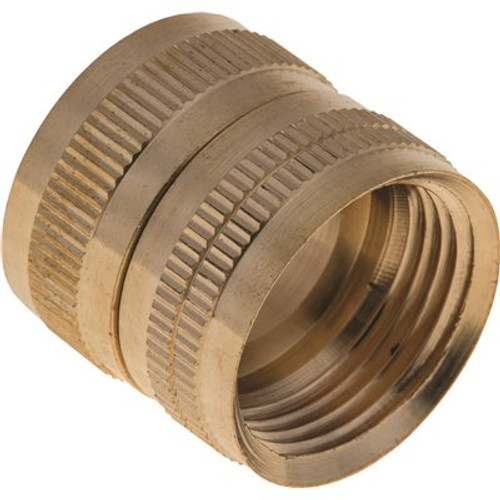 BRASS HOSE ADAPTER, SWIVEL, 3/4 IN. FHT X 3/4 IN. FIP