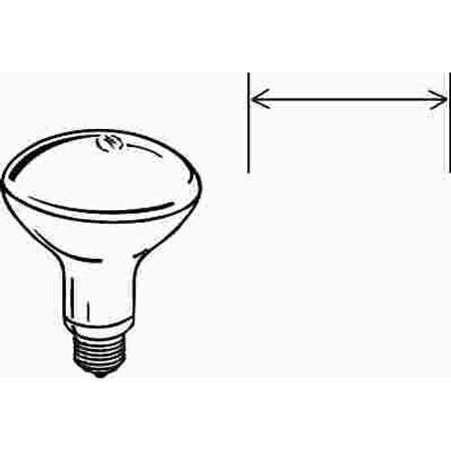 Sylvania SYLVANIA INCANDESCENT REFLECTOR LAMP BR30, 65 WATT, 130 VOLTS, MEDIUM BASE, INSIDE FROST, 60 DEG. BEAM ANGLE