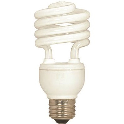 Satco 75-Watt Equivalent T2 Medium Base CFL Light Bulb, Cool White (3-Pack) Satco 75-Watt Equivalent T2 Medium Base CFL Light Bulb, Cool White (3-Pack)