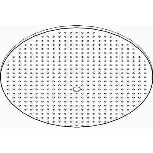 WESTINGHOUSE LIGHTING WESTINGHOUSE ROUND CEILING FIXTURE REPLACEMENT GLASS, CLEAR DOT PATTERN, 13 IN.