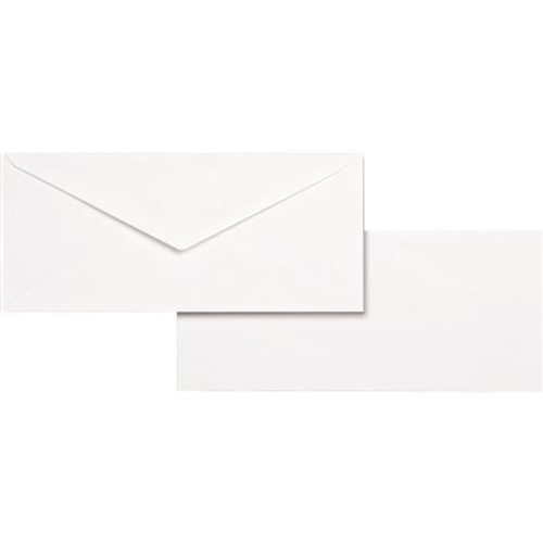 Business Source Number 10 Business Envelopes 24 lbs. Regular, White Wove (500 per Box)