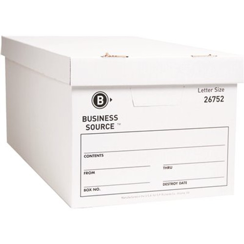 Business Source 10 in. L x 12 in. W x 24 in. D Lift-off Lid Light Duty Moving Box