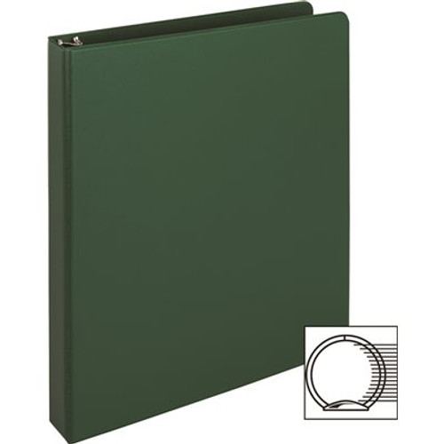 S.P. Richards Co. ROUND RING BINDER, 1 IN. CAPACITY, 11 IN. X 8-1/2 IN., GREEN