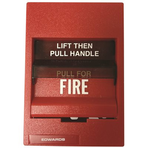 Edwards Signaling FIRE ALARM PULL STATION RED
