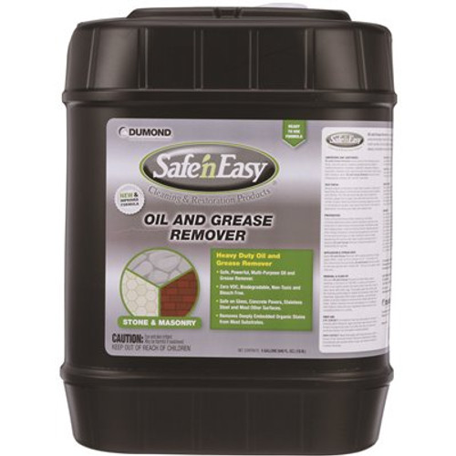 Safe 'n Easy 5 Gal. Oil and Grease Remover