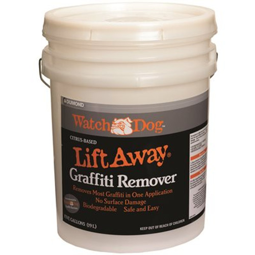 Dumond WATCH DOG LIFT AWAY NON POROUS SURFACE GRAFFITI REMOVER, 5 GALLON