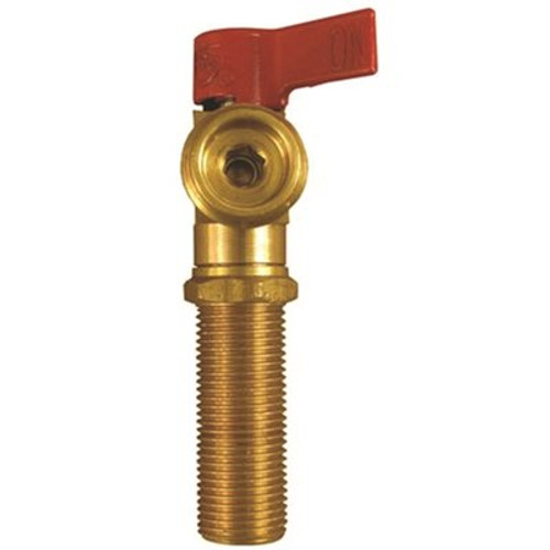 IPS Corporation Water-Tite 88250 Brass Quarter-Turn Valve for Washing Machine Outlet Boxes, 1/2-Inch CPVC, Red Handle