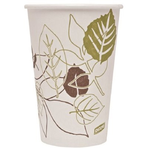 Dixie 16 oz. Pathways Disposable Hot Paper Cup (1,000 Hot Cups per Case)