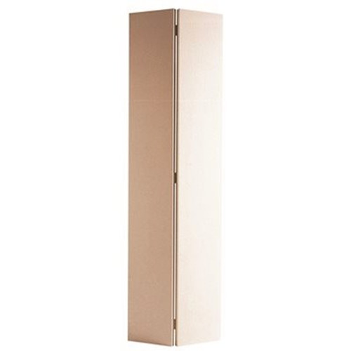 Masonite 36 in. x 80 in. Smooth Flush Painted White Hollow Core Hardboard Bi-fold Door