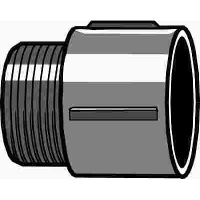 LASCO Fittings PVC SCH 80 MALE ADAPTER 1 IN.