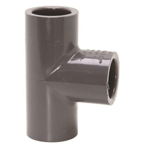 LASCO Fittings PVC SCH 80 SLIP TEE 1-1/2 IN.