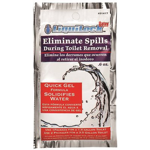 OATEY Liquilock 6 oz. Toilet Water Solidifier Gel