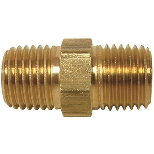 Sioux Chief 3/8 in. Lead-Free Brass Hex Nipple