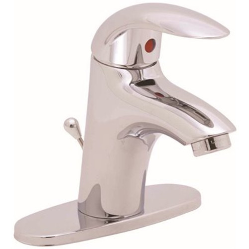 Premier Westlake Single Hole Single-Handle Bathroom Faucet with Pop-Up Assembly in Chrome