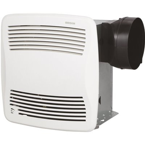 Broan-NuTone QT Series Very Quiet 110 CFM Ceiling Bathroom Exhaust Fan with Humidity Sensing, ENERGY STAR*