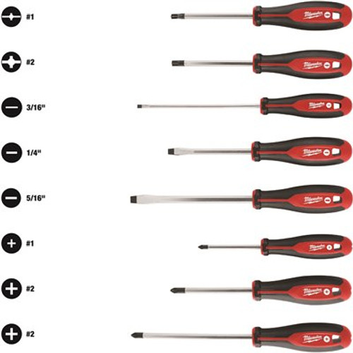 Milwaukee Screwdriver Set with ECX (8-Piece)