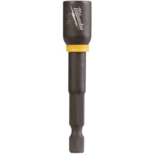 Milwaukee SHOCKWAVE Impact Duty 5/16 in. x 2-9/16 in. Alloy Steel Magnetic Nut Driver (1-Pack)