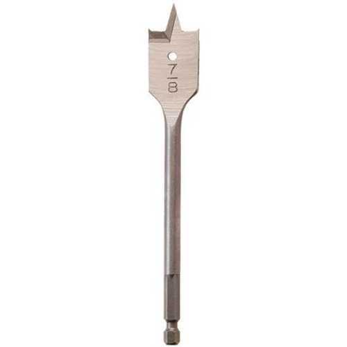 Milwaukee 7/8 in. x 6 in. High Speed Steel Flat Wood Boring Bit