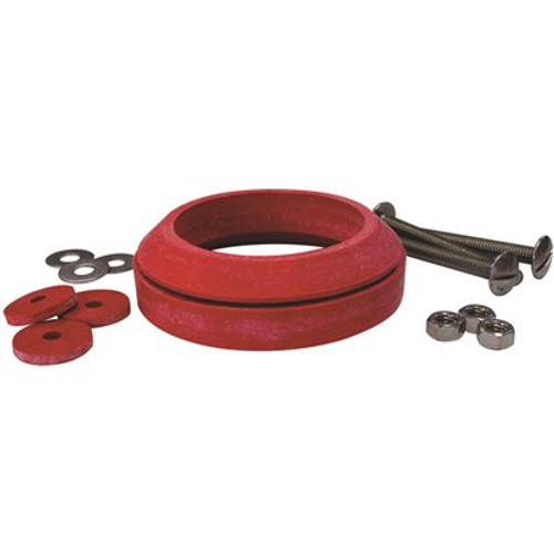 Korky Large 3 in. Toilet Tank to Bowl Gasket and Hardware Kit