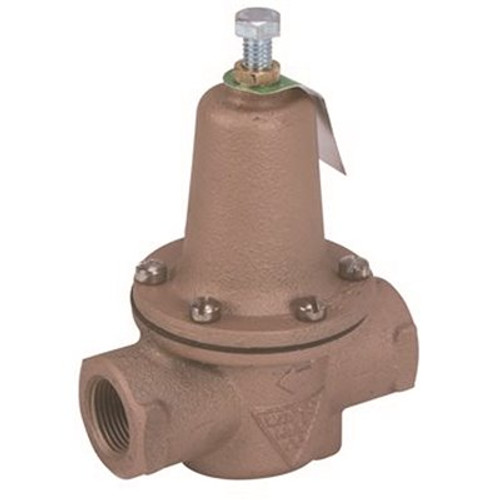 Watts Pressure Reducing Valve, 3/4 In NPT Female Inlet andOutlet, Cast Iron Body, Thermal Expansion Bypass