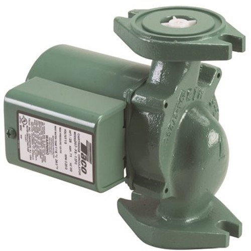 Taco 00 Series 1/25 HP Cast Iron Hydronic Circulator with Integral Flow Check