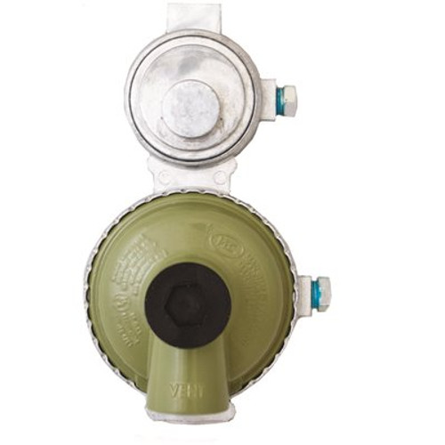 Excela-Flo MEC High Capacity 1/4 in. FNPT Inlet x 3/8 in. FNPT Outlet 11 in. WC Outlet Compact Twin Stage Regulator Excela-Flo MEC High Capacity 1/4 in. FNPT Inlet x 3/8 in. FNPT Outlet 11 in. WC Outlet Compact Twin Stage Regulator