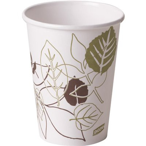 Dixie 12 oz. Pathways Disposable Hot Paper Cup (1,000 Hot Cups per Case)