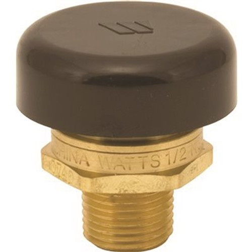 Watts Vacuum Relief Valve 1/2 in. Male NPT, Lead Free Brass, Protective Cap