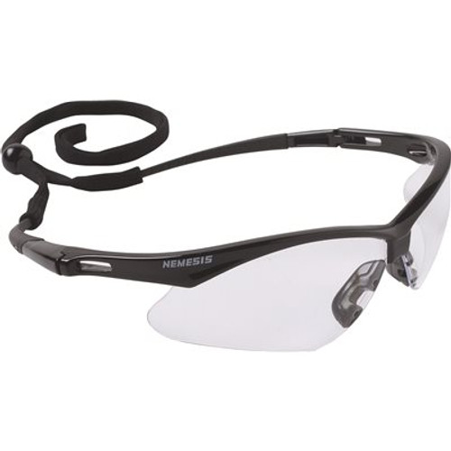 KLEENGUARD Black KleenGuard Nemesis Safety Glasses with Clear Anti-Fog Lens