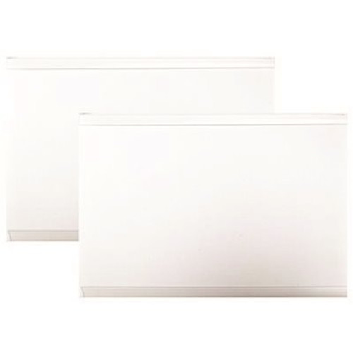 Designer's Touch White Valance Return for 3-1/2 in. Vertical Blinds Aluminum Headrail - 5 in.