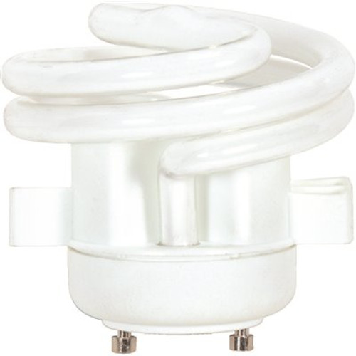 Satco 60- -Watt Equivalent T2 Bi Pin GU24 Base CFL Light Bulb, Warm White (1-Bulb) Satco 60- -Watt Equivalent T2 Bi Pin GU24 Base CFL Light Bulb, Warm White (1-Bulb)