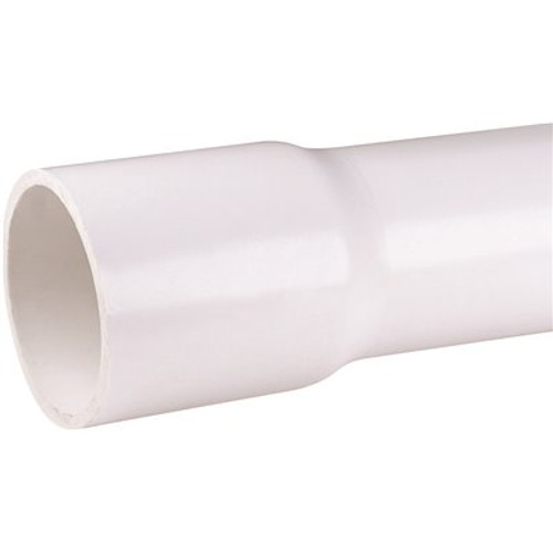 Genova Products 2 in. x 20 ft. PVC Schedule 40 Pressure Belled End Pipe