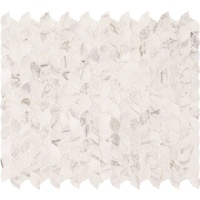 MSI Calacatta Cressa Blanco 13 in. x 13.5 in. Polished Marble Look Floor and Wall Tile (10.8 sq. ft./Case)