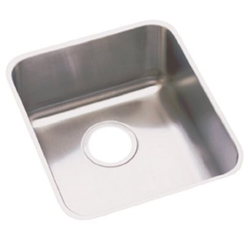 Elkay Lustertone Undermount Stainless Steel 19 in. Single Bowl ADA Compliant Kitchen Sink with 5.5 in. Bowl