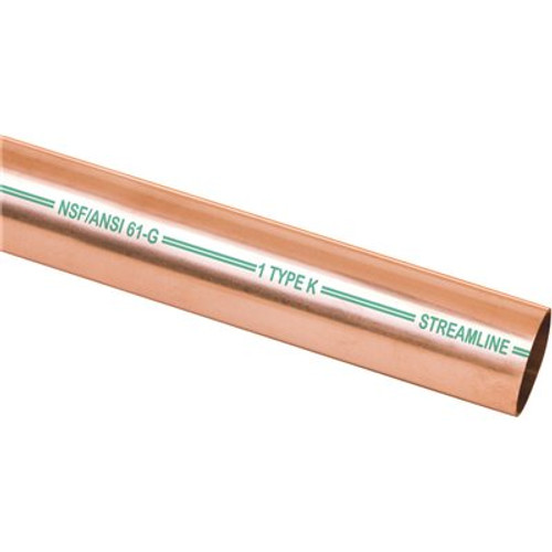 Mueller Streamline 2 in. x 20 ft. Copper Type L Pipe