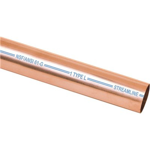 Mueller Streamline 1/2 in. I.D. x 20 ft. Type L Hard Copper Tubing